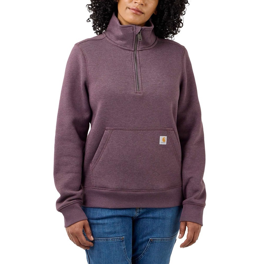Carhartt Relaxed Fit Midweight Quarter-Zip Mock-Neck Sweatshirt